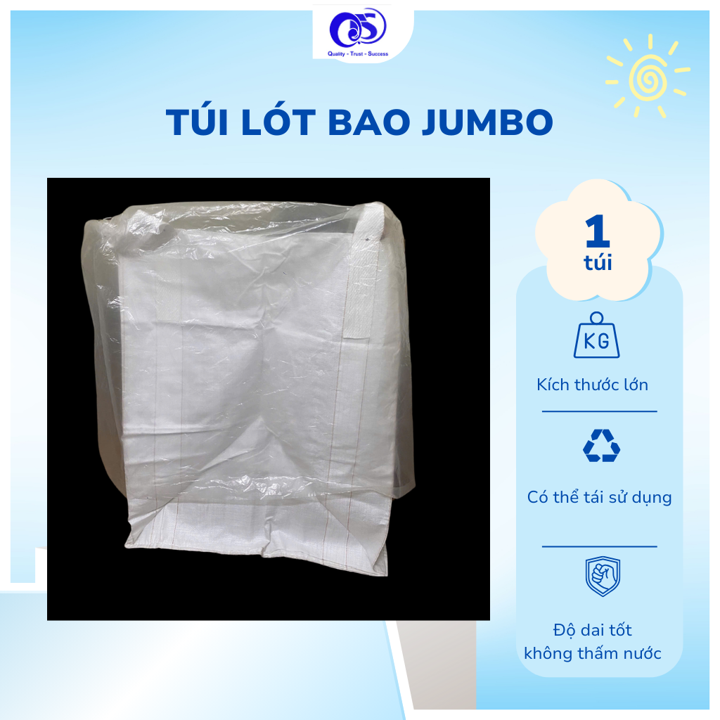 Túi Lót PE Bao Jumbo-  Chống ẩm, bền chắc, bảo vệ hàng hoá
